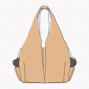 カスタムオーダーメイド リボン付きトートバッグ ｜イーモノ