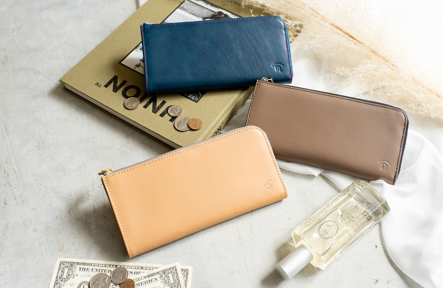 カスタムオーダーメイド L字ファスナー長財布 ｜イーモノ