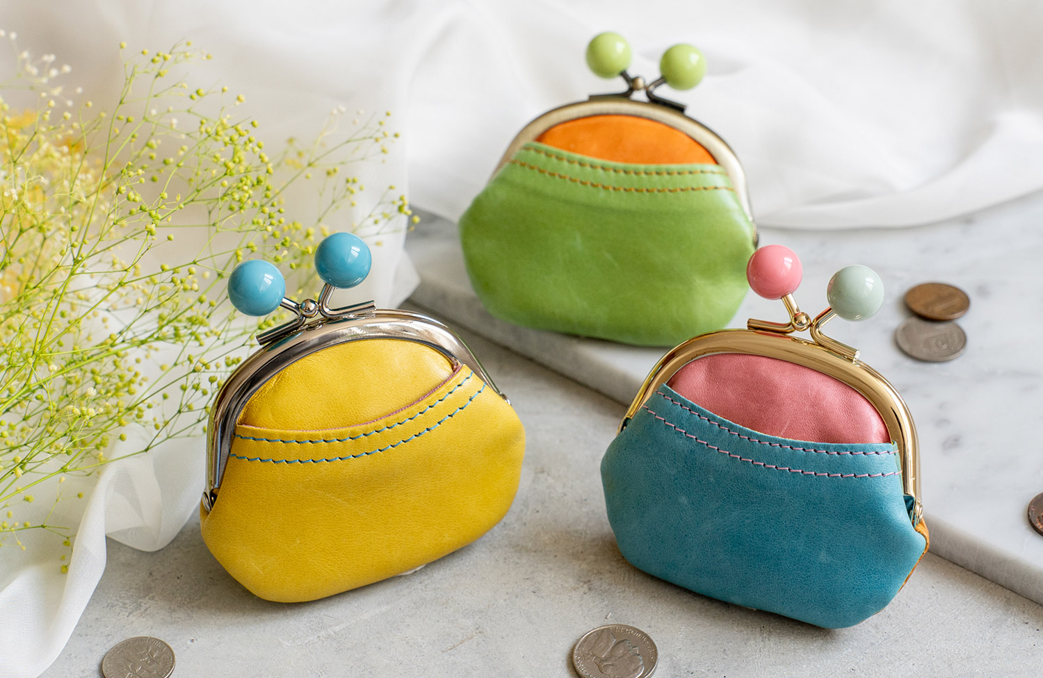 カスタムオーダーメイド がま口小銭入れ ｜イーモノ